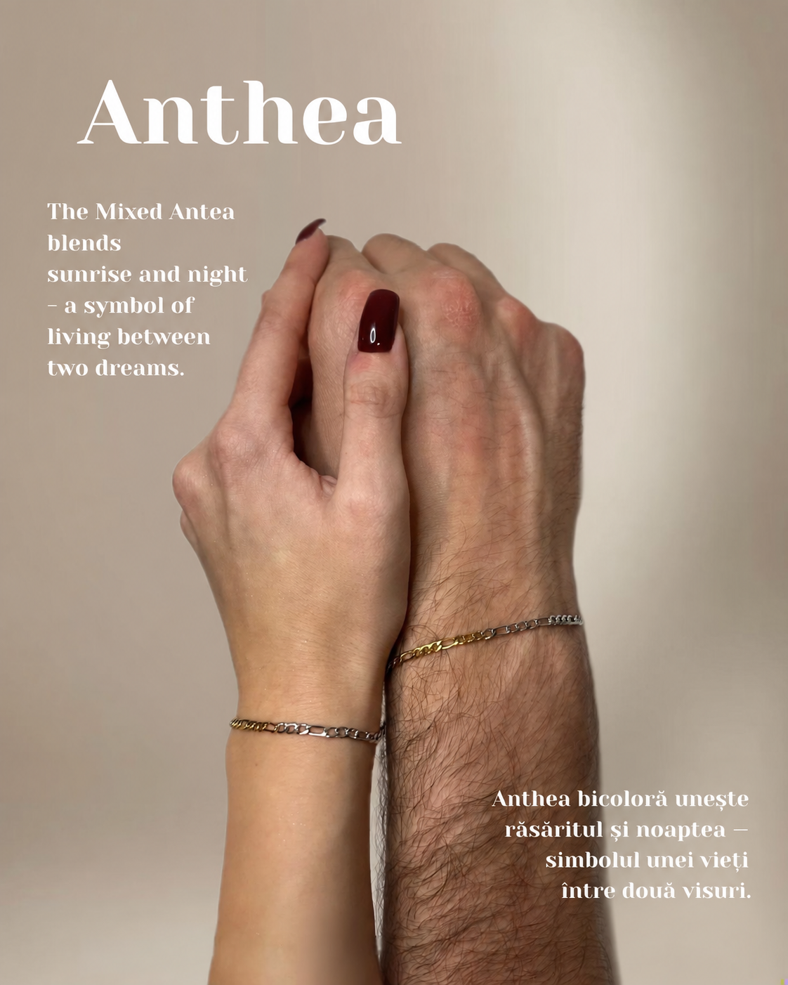 Anthea auriu și argintiu